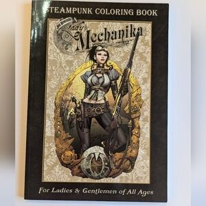 Mechanika Steampunk Advanced Coloring Book